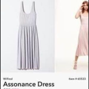 Size large grey Aritzia Assonance dress